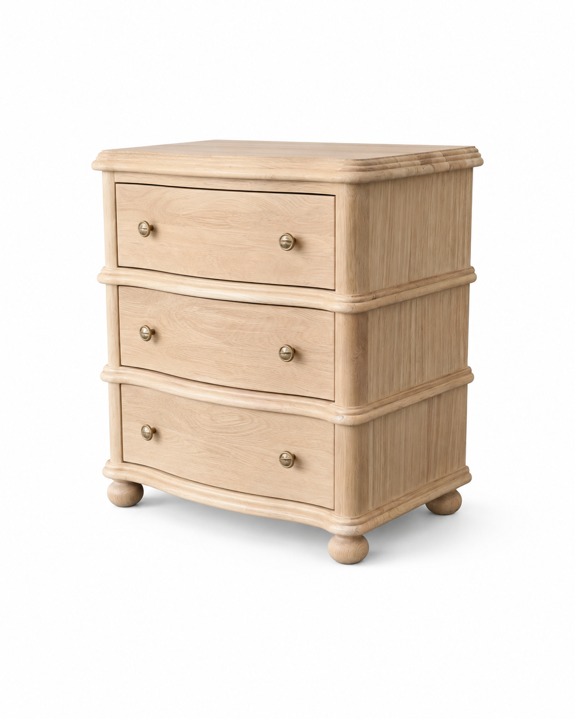 marlow white oak 3 drawer bedside table marlow white oak 3 drawer bedside table