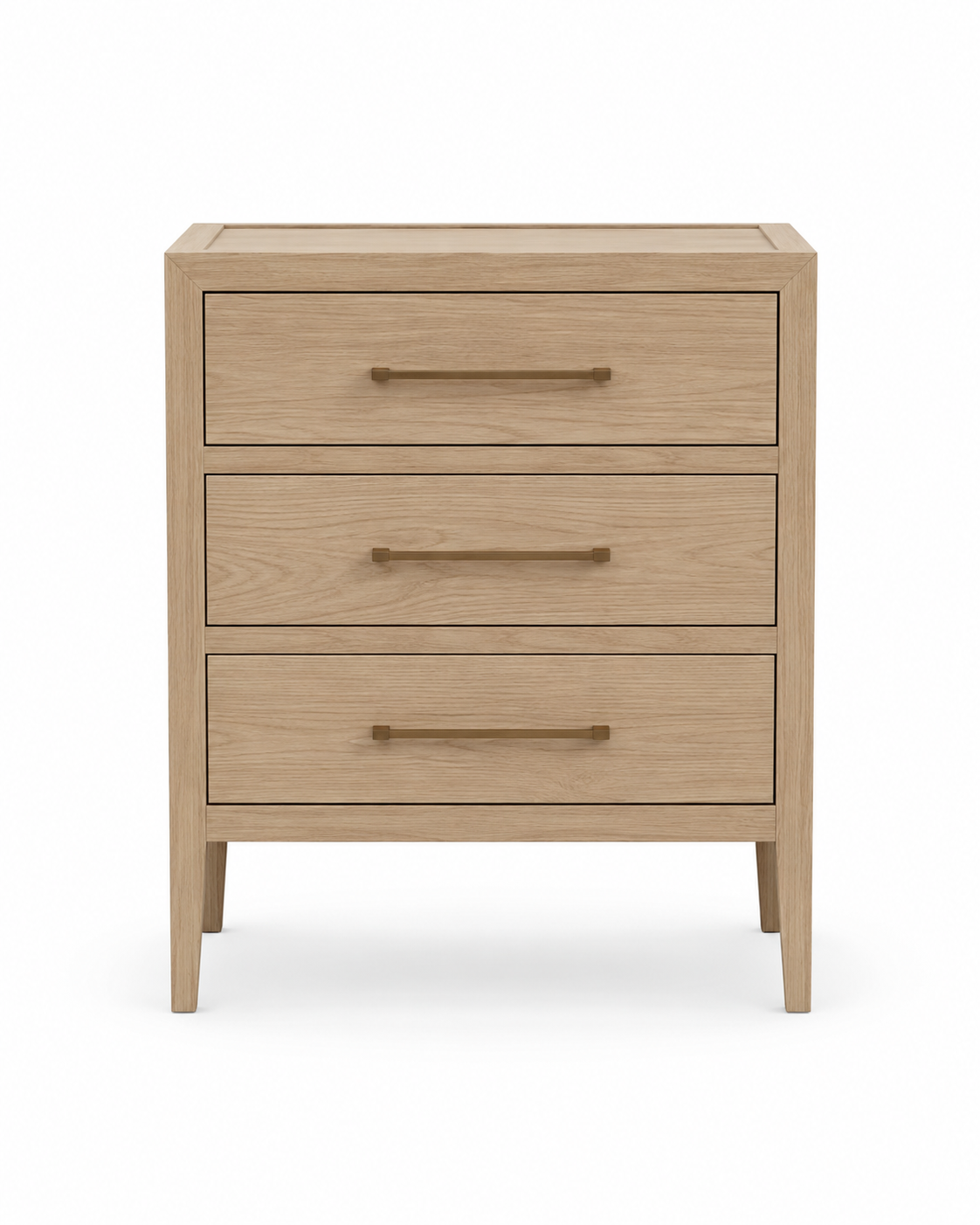 avel white oak 3 drawer side table avel white oak 3 drawer side table
