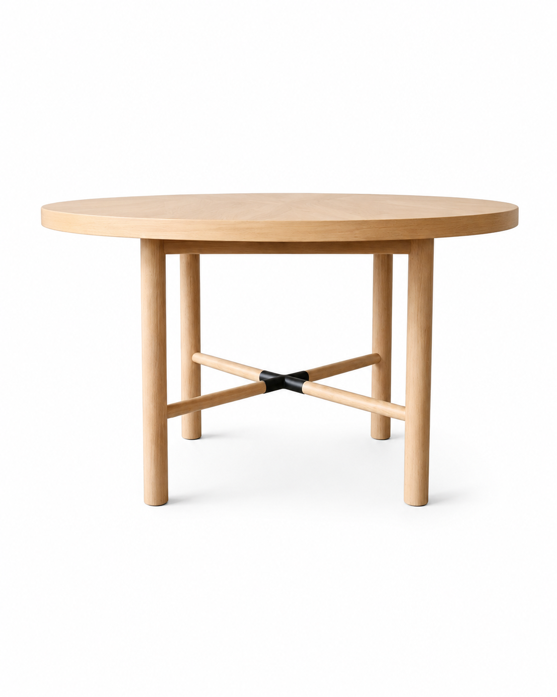 nola round white oak dining table nola round white oak dining table