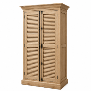 hadley white oak wardrobe
