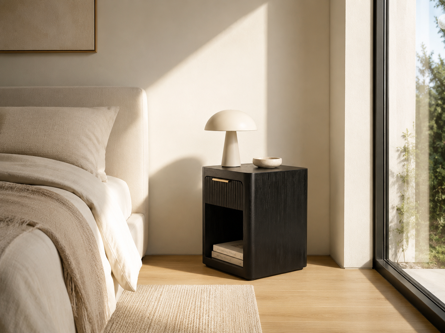 noir white oak side table noir white oak side table