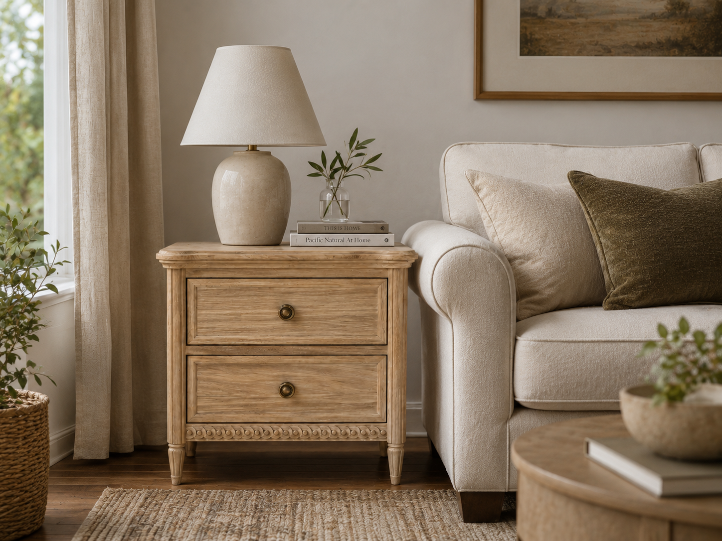 linton white oak 2 drawer bedside table linton white oak 2 drawer bedside table
