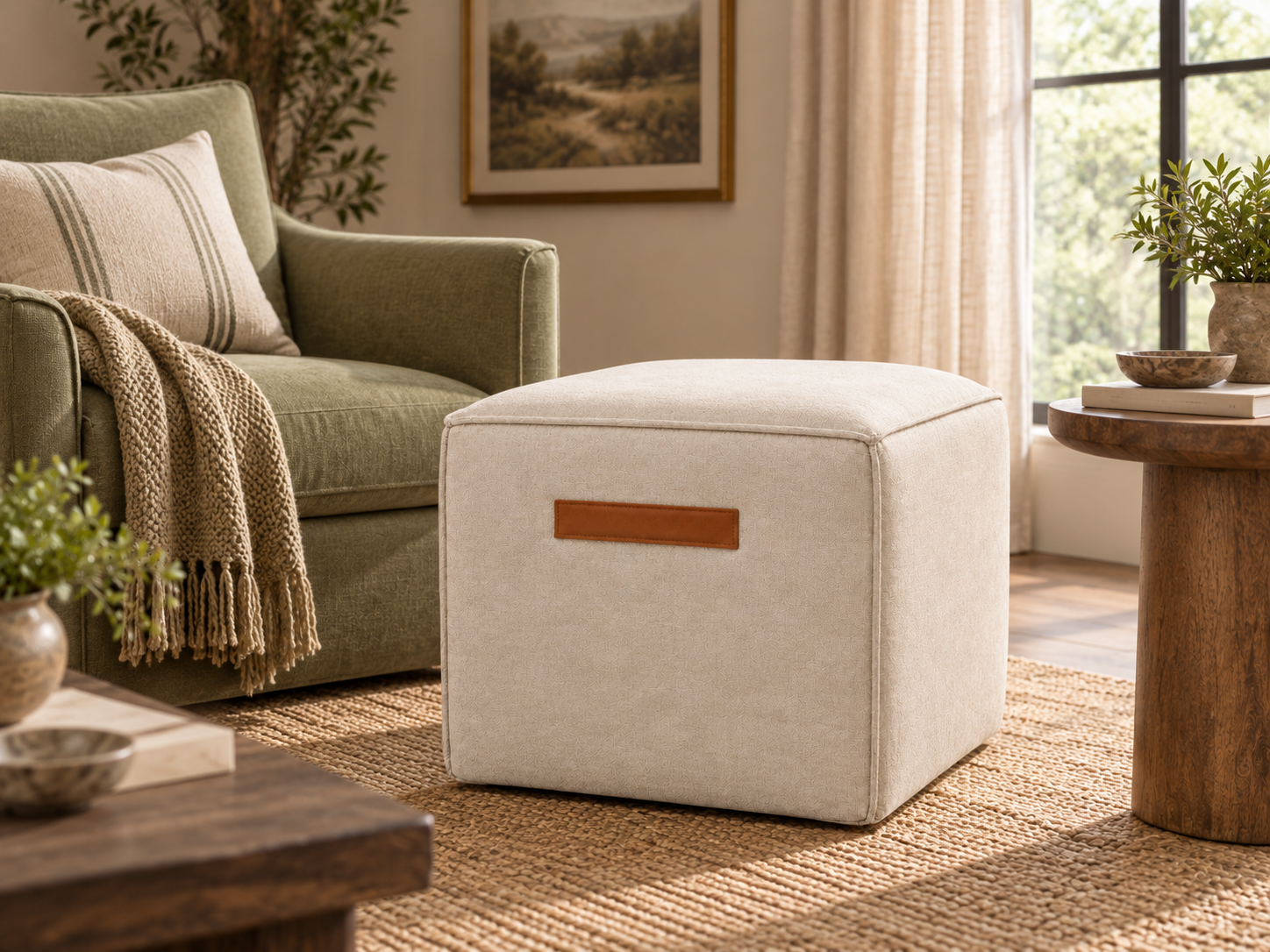 Tilda Cube Ottoman - Image 4