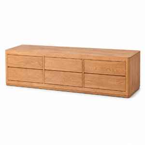 Hartwell 240cm White Oak Nine-Drawer Sideboard