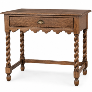 Bromley 76cm White Oak Side Table