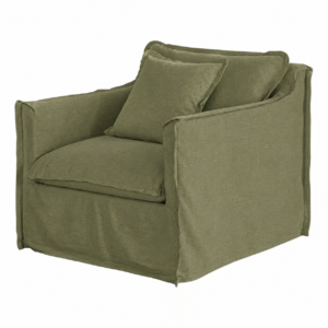 Nell Slipcovered Accent Chair