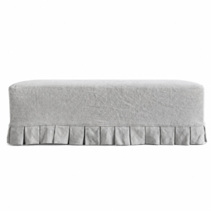 Clover 140cm Skirted Ottoman Bench